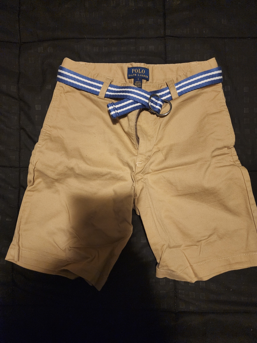 Polo Ralph Lauren Boy's Striped Flat Front Shorts Size 7